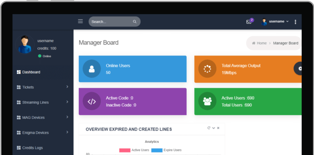 IPTV-reseller-panel-dashboard