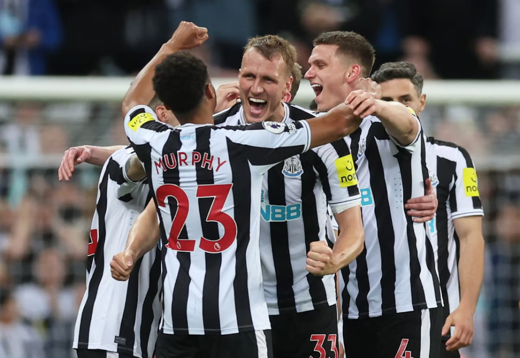 Newcastle United return to the UEFA Champions League